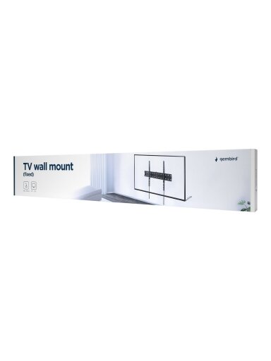 Gembird | Wall mount | Fixed | 37-70 " | Maximum weight (capacity) 40 kg | Black