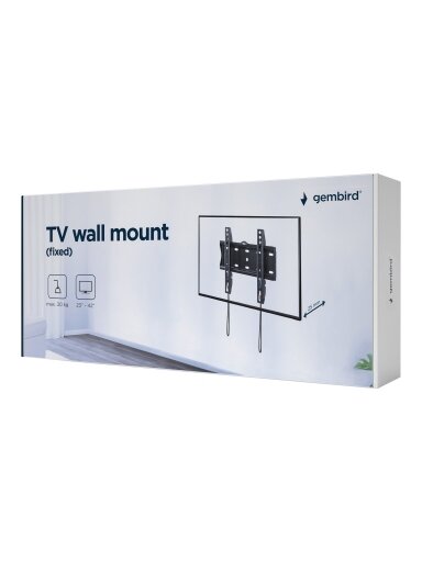 Gembird | Wall mount | WM-42F-01 | Fixed | 23-42 " | Black Gembird | Wall mount | WM-42F-01 | Fixed | 23-42 " | Black