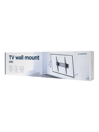 Gembird | Wall mount | WM-55T-02 | 32-55 " | Maximum weight (capacity) 40 kg | Black