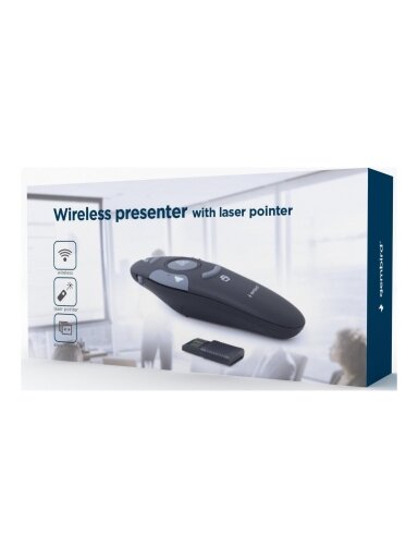 Gembird Wireless presenter with laser pointer | WP-L-11 Gembird Wireless presenter with laser pointer | WP-L-11