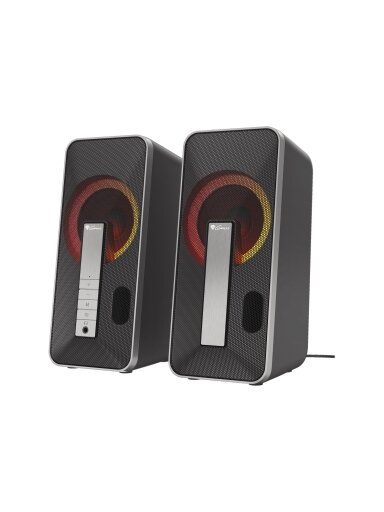 Genesis | Computer Speaker | Helium 100BT RGB | Bluetooth | Silver/Black | Gaming Speakers | Wireless connection