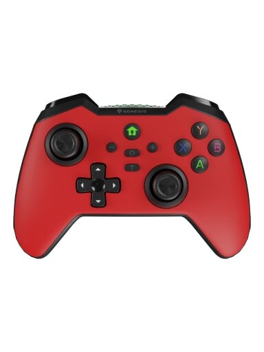 Genesis Gaming Gamepad | Mangan 400 | Red | Wireless Genesis Gaming Gamepad | Mangan 400 | Red | Wireless
