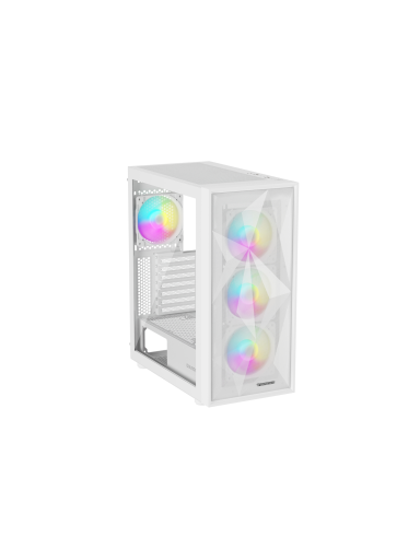 Genesis Gaming PC Case | Diaxid 605 ARGB | White | Midi Tower