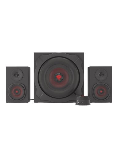 GENESIS Helium 610BT Computer Speakers, Wired, Bluetooth, Black | Genesis | Helium 610BT | Bluetooth | Red/Black | Computer Speakers
