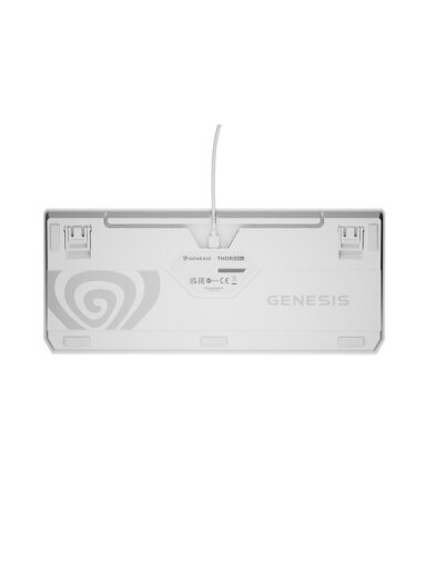 Genesis | THOR 230 | Mechanical Gaming Keyboard | Wired | US | Outemu Brown | White