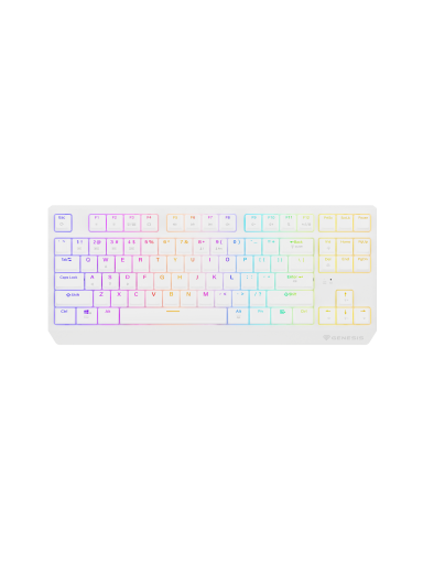 Genesis | THOR 230 | Mechanical Gaming Keyboard | Wireless | US | Outemu Red | White