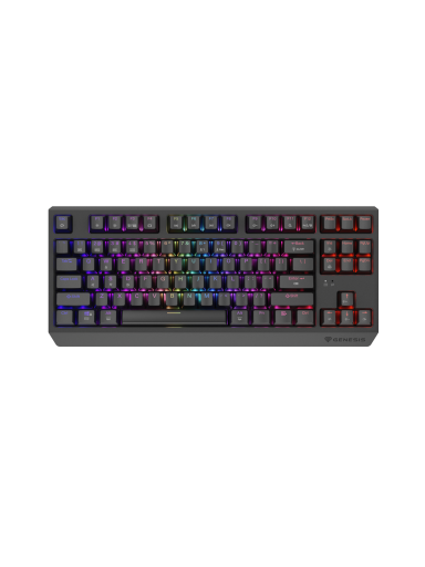 Genesis | THOR 230 | Mechanical Gaming Keyboard | Wireless | US | Outemu Silent Lemon | Black