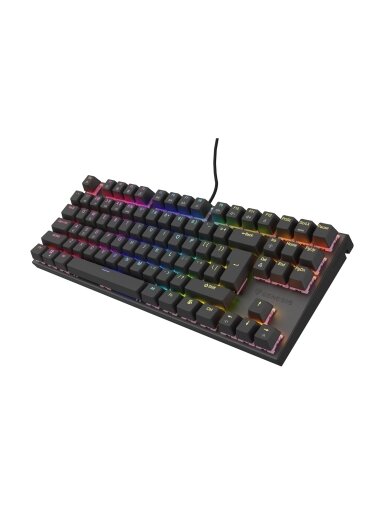 Genesis | THOR 303 | Mechanical Gaming Keyboard | Wired | US | Outemu Peach Silent | Black