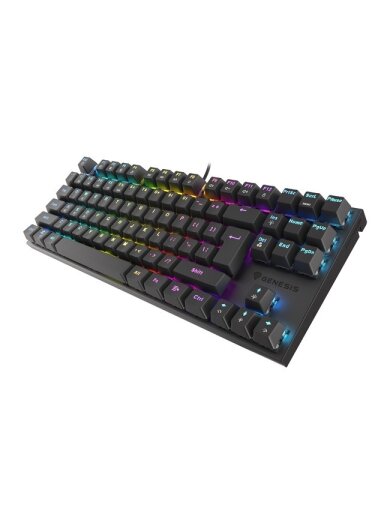 Genesis | THOR 303 TKL | Gaming Keyboard | Wired | Mechanical | RGB LED light | US | Replaceable "HOT SWAP" Switches