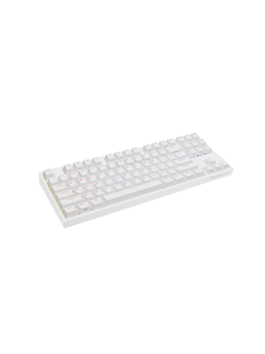 Genesis | THOR 404 TKL | Mechanical Gaming Keyboard | Wired | US | Gateron Yellow Pro | White | RGB
