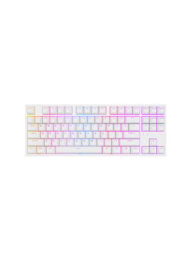 Genesis | THOR 404 TKL | Mechanical Gaming Keyboard | Wired | US | Gateron Yellow Pro | White | RGB