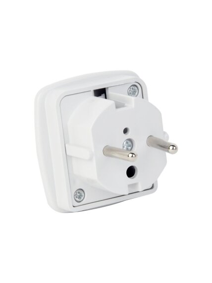 Gembird | AC power adapter, UK socket to EU Schuko plug, 7.5 A | Travel adapter 1