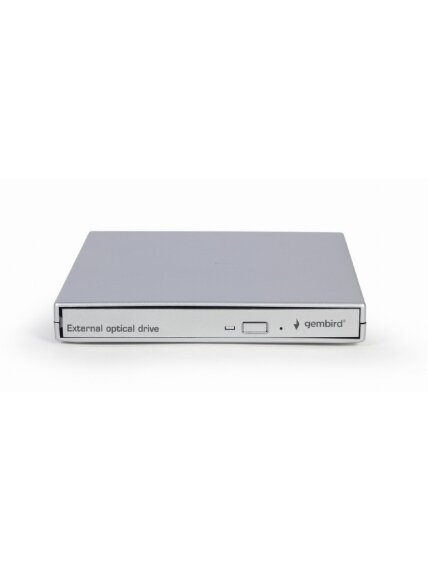 Gembird External USB DVD drive | DVD-USB-021-SV | Interface USB 2.0 | CD/DVD | CD read speed 24 x | CD write speed 24 x | Silver 1 Gembird External USB DVD drive | DVD-USB-021-SV | Interface USB 2.0 | CD/DVD | CD read speed 24 x | CD write speed 24 x | Silver 1