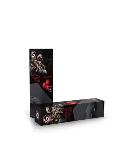 Gembird | Gaming mouse pad | 350x900x3 mm | black 3 Gembird | Gaming mouse pad | 350x900x3 mm | black 3