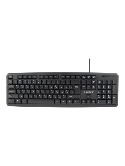 Gembird | KB-U-103-RU | Standard | Wired | EN/RU | Black 1