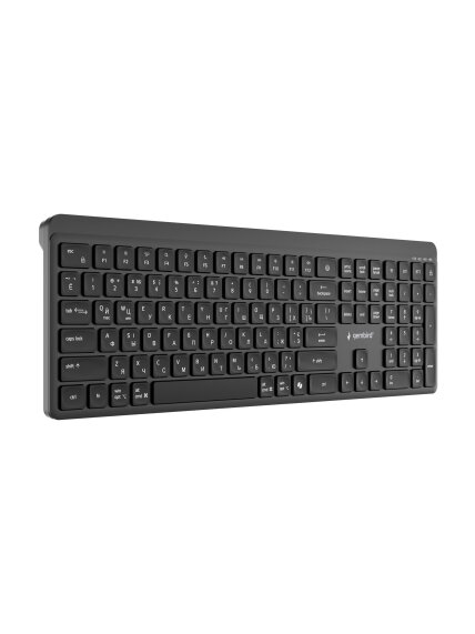 Gembird KB-WPS-03-CYRL | Keyboard | Wireless | Cyrillic | Bluetooth | Black 3 Gembird KB-WPS-03-CYRL | Keyboard | Wireless | Cyrillic | Bluetooth | Black 3