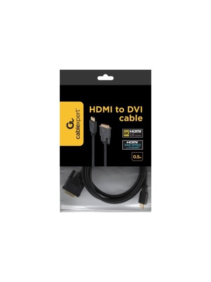 Gembird monitoriaus kabelis HDMI/DVI-DM (18+1) 1.8m | Cablexpert | HDMI to DVI-D | 1.8 m 4 Gembird monitoriaus kabelis HDMI/DVI-DM (18+1) 1.8m | Cablexpert | HDMI to DVI-D | 1.8 m 4