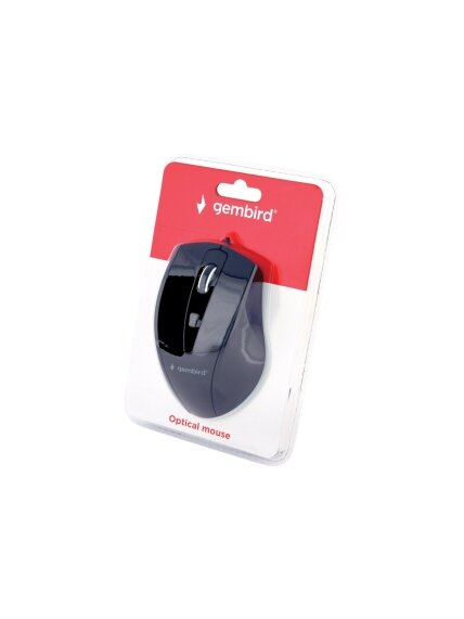 Gembird | Mouse | MUS-4B-02 | Standard | USB | Wired | Black 3 Gembird | Mouse | MUS-4B-02 | Standard | USB | Wired | Black 3