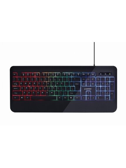Gembird | Multimedia Keyboard | KB-UML-03 | Multimedia | Wired | US | Black