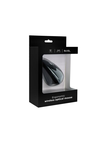 Gembird | MUSW-ERGO-01 | Optical Mouse | 2.4GHz Wireless Optical Mouse | USB | Black 2 Gembird | MUSW-ERGO-01 | Optical Mouse | 2.4GHz Wireless Optical Mouse | USB | Black 2