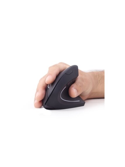 Gembird | MUSW-ERGO-01 | Optical Mouse | 2.4GHz Wireless Optical Mouse | USB | Black 5 Gembird | MUSW-ERGO-01 | Optical Mouse | 2.4GHz Wireless Optical Mouse | USB | Black 5