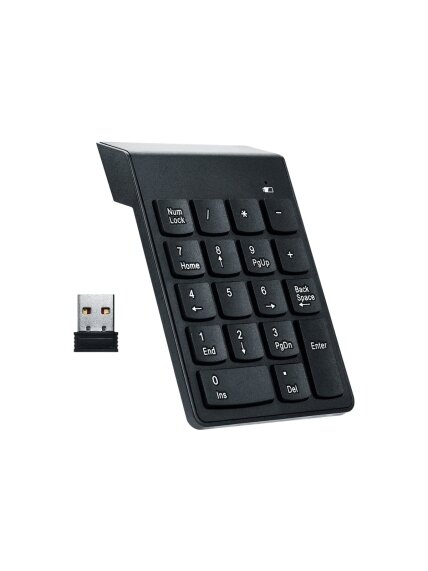 Gembird | Numeric keypad | KPD-W-02 | Numeric keypad | Wireless | N/A | Black 1