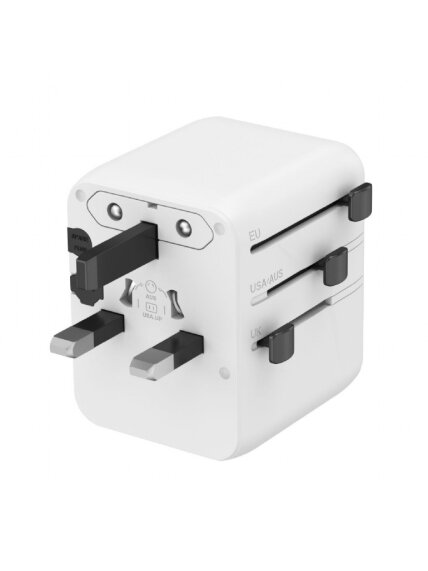 Gembird Universal travel power adapter | TPA-1A2C20-01-W | 20 W | Travel Adapter 3 Gembird Universal travel power adapter | TPA-1A2C20-01-W | 20 W | Travel Adapter 3