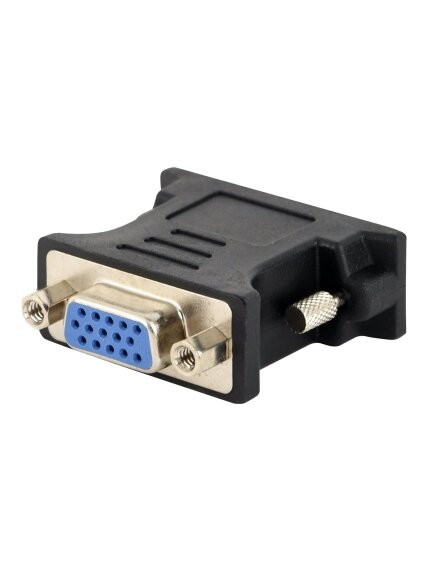 Gembird | Video adapter, DVI to 15 pin D-Sub (DB-15) | A-DVI-VGA-BK Gembird | Video adapter, DVI to 15 pin D-Sub (DB-15) | A-DVI-VGA-BK