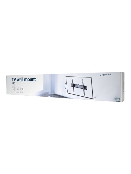 Gembird | Wall mount | Tilt | 37-70 " | Maximum weight (capacity) 40 kg | Black 1