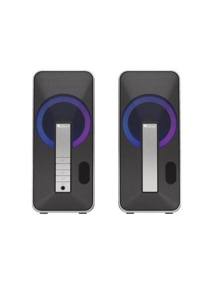 Genesis | Computer Speaker | Helium 100BT RGB | Bluetooth | Silver/Black | Gaming Speakers | Wireless connection 2 Genesis | Computer Speaker | Helium 100BT RGB | Bluetooth | Silver/Black | Gaming Speakers | Wireless connection 2