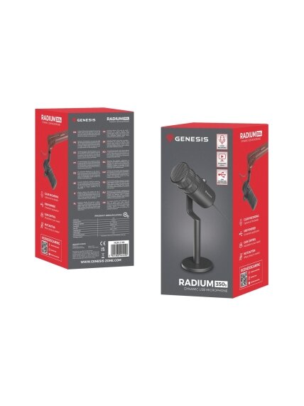 Genesis | Dynamic Microphone | Radium 350D | Black 7