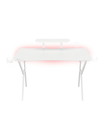 Genesis | Gaming Desk | Holm 320 RGB | White 1 Genesis | Gaming Desk | Holm 320 RGB | White 1