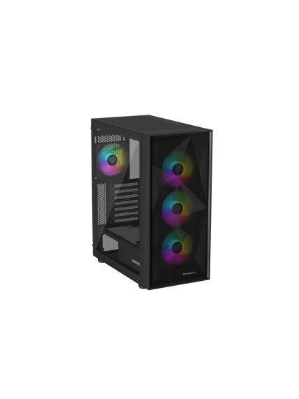Genesis Gaming PC Case | Diaxid 605 ARGB | Black | Midi Tower 2