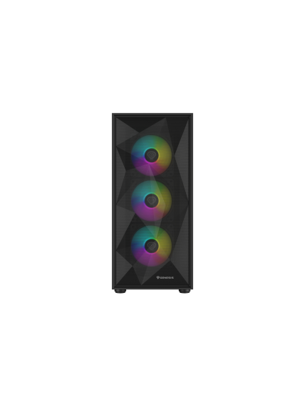Genesis Gaming PC Case | Diaxid 605 ARGB | Black | Midi Tower 6