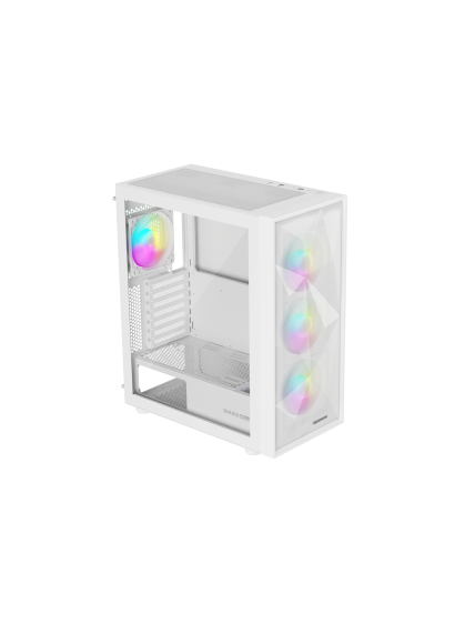 Genesis Gaming PC Case | Diaxid 605 ARGB | White | Midi Tower 2 Genesis Gaming PC Case | Diaxid 605 ARGB | White | Midi Tower 2