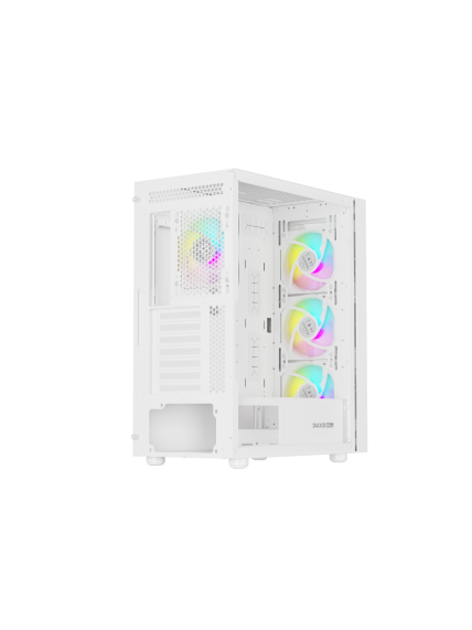 Genesis Gaming PC Case | Diaxid 605 ARGB | White | Midi Tower 16 Genesis Gaming PC Case | Diaxid 605 ARGB | White | Midi Tower 16
