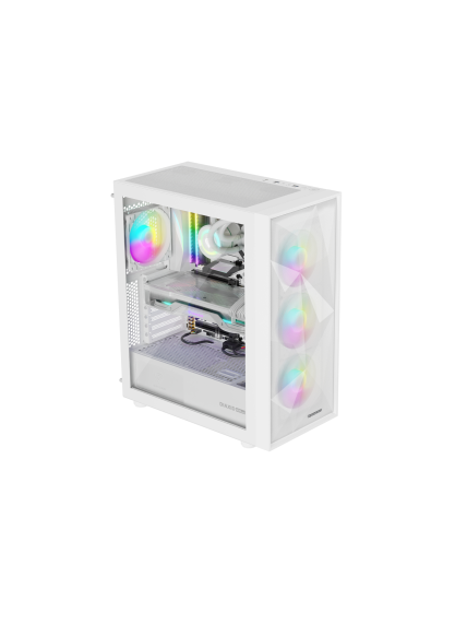 Genesis Gaming PC Case | Diaxid 605 ARGB | White | Midi Tower 3
