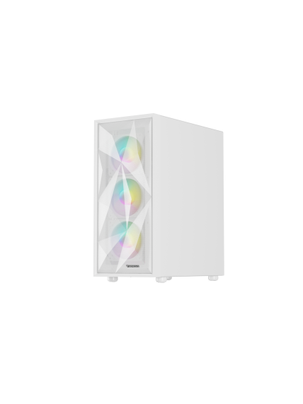 Genesis Gaming PC Case | Diaxid 605 ARGB | White | Midi Tower 6
