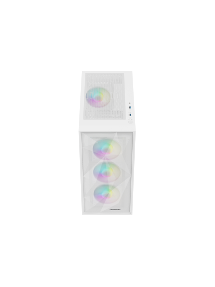 Genesis Gaming PC Case | Diaxid 605 ARGB | White | Midi Tower 8