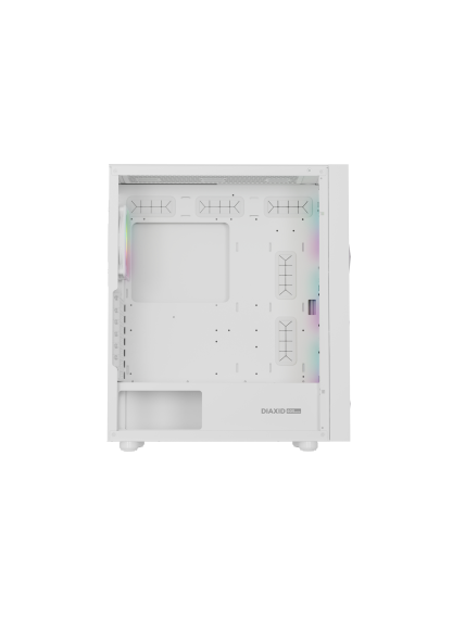 Genesis Gaming PC Case | Diaxid 605 ARGB | White | Midi Tower 10 Genesis Gaming PC Case | Diaxid 605 ARGB | White | Midi Tower 10