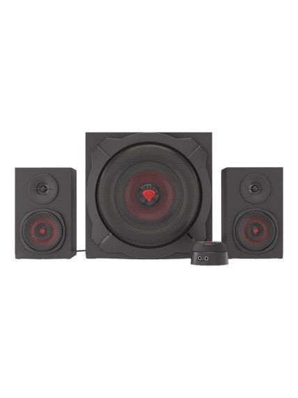 GENESIS Helium 610BT Computer Speakers, Wired, Bluetooth, Black | Genesis | Helium 610BT | Bluetooth | Red/Black | Computer Speakers 1