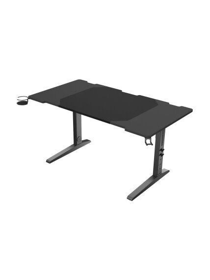 Genesis | Modular Gaming Desk | Holm 140 RGB | Anthracite Black