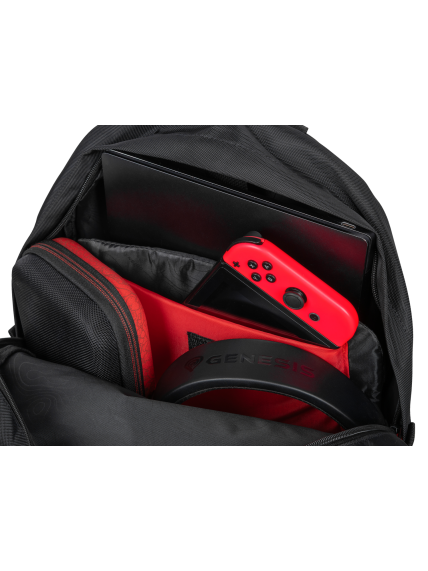Genesis Pallad 200 | Fits up to size 14.1 " | Backpack | Black | Shoulder strap 9