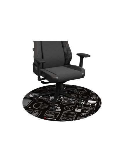 Genesis Protective Floor Mat Tellur 300 Round Gear Polyester | Floor Mat | Multicolor 3 Genesis Protective Floor Mat Tellur 300 Round Gear Polyester | Floor Mat | Multicolor 3