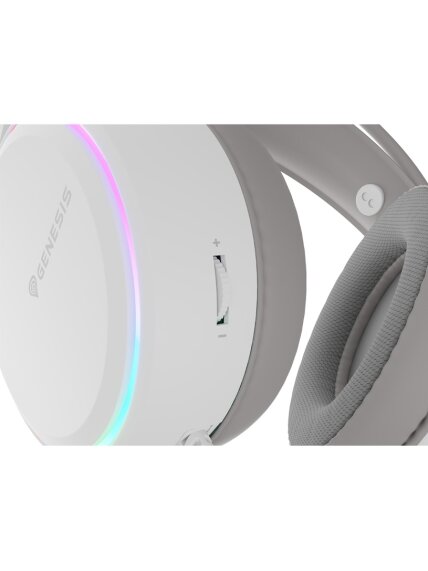 Genesis RGB Gaming Headset | Neon 613 G2 | Wired | Over-ear | Microphone | White 3 Genesis RGB Gaming Headset | Neon 613 G2 | Wired | Over-ear | Microphone | White 3