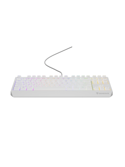 Genesis | THOR 230 | Mechanical Gaming Keyboard | Wired | US | Outemu Brown | White Genesis | THOR 230 | Mechanical Gaming Keyboard | Wired | US | Outemu Brown | White