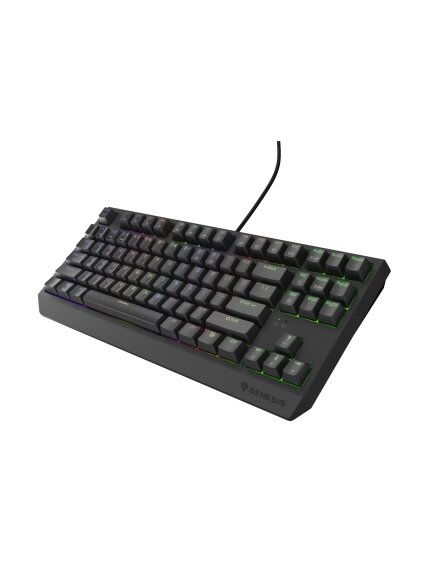 Genesis | THOR 230 TKL | Mechanical Gaming Keyboard | Wired | US | Linear | Black | RGB 1