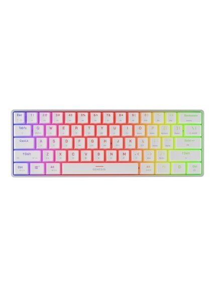 Genesis | THOR 660 G2 | Gaming keyboard | Wireless/Wired | US | Tactile | White Genesis | THOR 660 G2 | Gaming keyboard | Wireless/Wired | US | Tactile | White