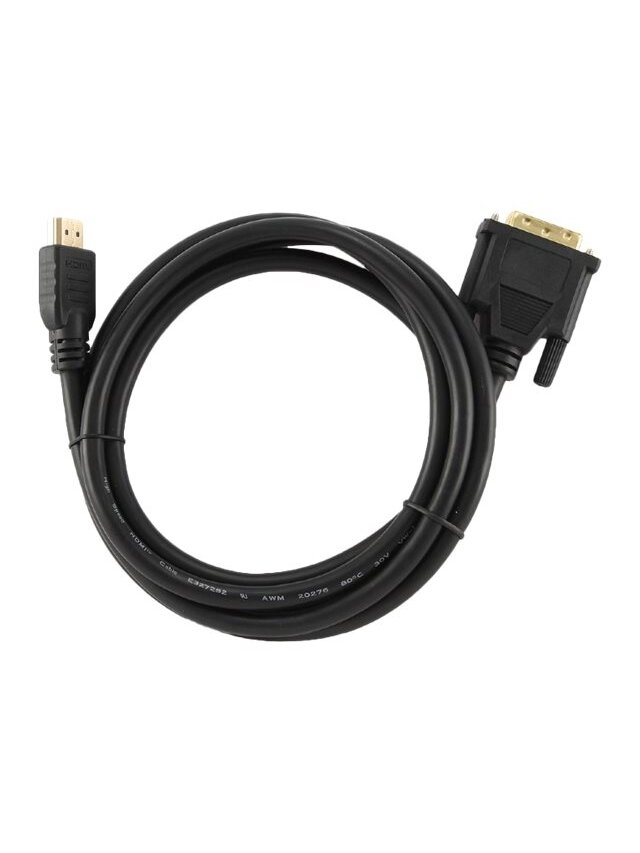 Gembird | HDMI to DVI cable (Single Link) | HDMI 19pin male | DVI 18+1pin male | HDMI to DVI-D | 0.5 m Gembird | HDMI to DVI cable (Single Link) | HDMI 19pin male | DVI 18+1pin male | HDMI to DVI-D | 0.5 m