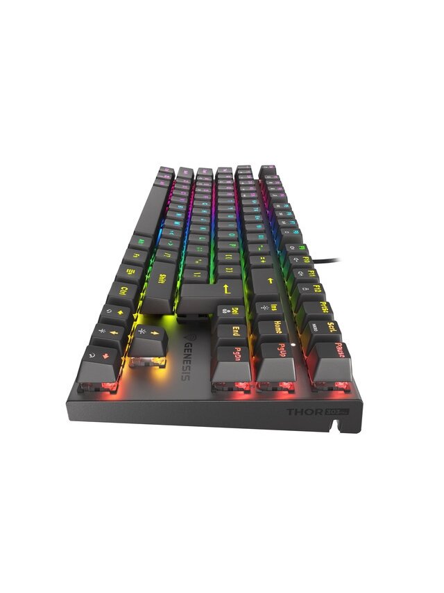 Genesis | THOR 303 TKL | Gaming Keyboard | Wired | Mechanical | RGB LED light | US | Replaceable "HOT SWAP" Switches 2